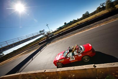 18;6-June-2009;Ash-Lowe;Australia;Group-2F;Mazda-MX‒5;Mazda-MX5;Mazda-Miata;Morgan-Park-Raceway;QLD;Queensland;Warwick;auto;motorsport;racing;sky;sun;wide-angle