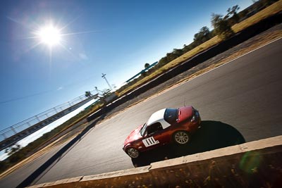 111;6-June-2009;Australia;Dennis-Brady;Group-2F;Mazda-MX‒5;Mazda-MX5;Mazda-Miata;Morgan-Park-Raceway;QLD;Queensland;Warwick;auto;motorsport;racing;sky;sun;wide-angle