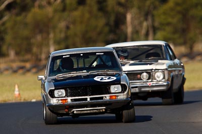 22;6-June-2009;Australia;Group-N;Historic-Touring-Cars;Mazda-RX‒2;Morgan-Park-Raceway;Paul-Bruce;QLD;Queensland;Warwick;auto;classic;historic;motorsport;racing;super-telephoto;vintage