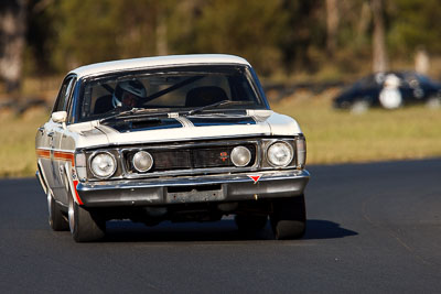 50;6-June-2009;Australia;Ford-Falcon-GTHO;Graeme-Wakefield;Group-N;Historic-Touring-Cars;Morgan-Park-Raceway;QLD;Queensland;Warwick;auto;classic;historic;motorsport;racing;super-telephoto;vintage