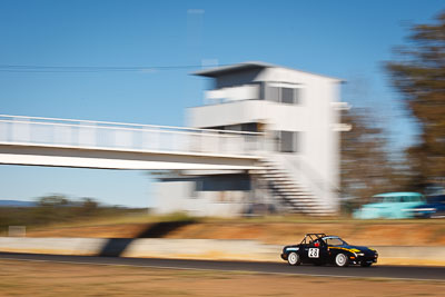 28;6-June-2009;Australia;Jean-Cook;Mazda-MX‒5;Mazda-MX5;Mazda-Miata;Morgan-Park-Raceway;QLD;Queensland;Regularity;Warwick;auto;motion-blur;motorsport;racing;telephoto