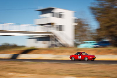 8;6-June-2009;Australia;Lindsay-Burke;Mazda-MX‒5;Mazda-MX5;Mazda-Miata;Morgan-Park-Raceway;QLD;Queensland;Regularity;Warwick;auto;motion-blur;motorsport;racing;telephoto