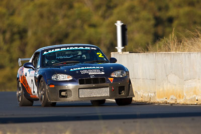 2;6-June-2009;Australia;Brian-Anderson;Group-2A;Group-2B;Mazda-MX‒5;Mazda-MX5;Mazda-Miata;Morgan-Park-Raceway;QLD;Queensland;Warwick;auto;motorsport;racing;super-telephoto