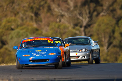 99;6-June-2009;Australia;Group-2A;Group-2B;Kevin-Brown;Mazda-MX‒5;Mazda-MX5;Mazda-Miata;Morgan-Park-Raceway;QLD;Queensland;Warwick;auto;motorsport;racing;super-telephoto