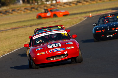 58;6-June-2009;Australia;Group-2F;Mazda-MX‒5;Mazda-MX5;Mazda-Miata;Morgan-Park-Raceway;QLD;Queensland;Sarah-Harley;Warwick;auto;motorsport;racing;super-telephoto