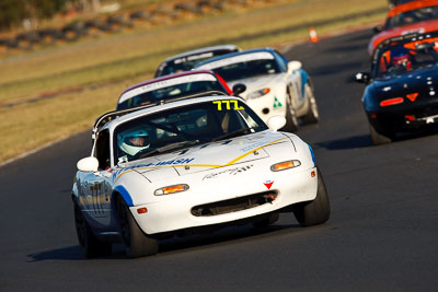 777;6-June-2009;Australia;Group-2F;Mazda-MX‒5;Mazda-MX5;Mazda-Miata;Michael-Hall;Morgan-Park-Raceway;QLD;Queensland;Warwick;auto;motorsport;racing;super-telephoto