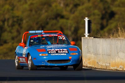 32;6-June-2009;Australia;Benjamin-Cook;Group-2F;Mazda-MX‒5;Mazda-MX5;Mazda-Miata;Morgan-Park-Raceway;QLD;Queensland;Warwick;auto;motorsport;racing;super-telephoto