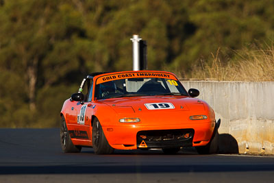 19;6-June-2009;Australia;Group-2F;Mazda-MX‒5;Mazda-MX5;Mazda-Miata;Morgan-Park-Raceway;QLD;Queensland;Robin-Lacey;Warwick;auto;motorsport;racing;super-telephoto