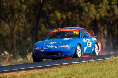 99;7-June-2009;Australia;Group-2A;Group-2B;Kevin-Brown;Mazda-MX‒5;Mazda-MX5;Mazda-Miata;Morgan-Park-Raceway;QLD;Queensland;Warwick;auto;motorsport;racing;super-telephoto