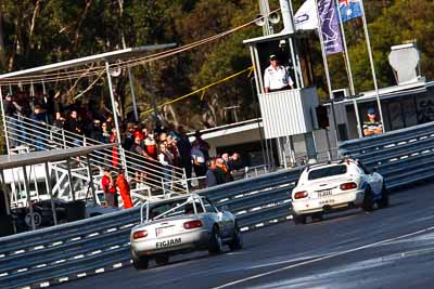 777;7-June-2009;Australia;Group-2F;Mazda-MX‒5;Mazda-MX5;Mazda-Miata;Michael-Hall;Morgan-Park-Raceway;QLD;Queensland;Warwick;auto;motorsport;racing;super-telephoto