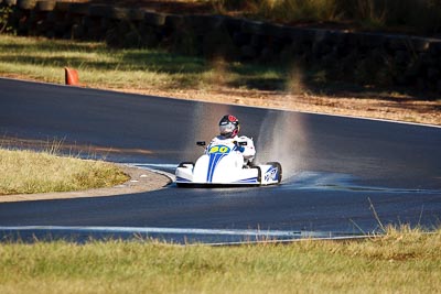 80;7-June-2009;Australia;Hypermax-Rotax;Morgan-Park-Raceway;QLD;Queensland;Richard-Flanagan;Superkarts;Warwick;auto;motorsport;racing;super-telephoto