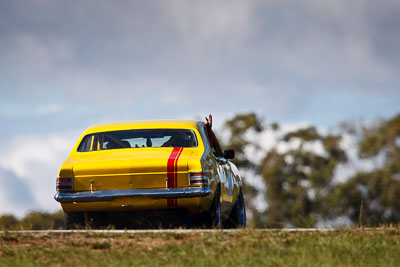 13;7-June-2009;Australia;Group-N;Historic-Touring-Cars;Holden-Monaro-HG;Kevin-Heffernan;Morgan-Park-Raceway;QLD;Queensland;Warwick;auto;classic;clouds;historic;motorsport;racing;sky;super-telephoto;vintage