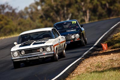 50;7-June-2009;Australia;Ford-Falcon-GTHO;Graeme-Wakefield;Group-N;Historic-Touring-Cars;Morgan-Park-Raceway;QLD;Queensland;Warwick;auto;classic;historic;motorsport;racing;super-telephoto;vintage