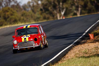 20;7-June-2009;Australia;Greg-Wakefield;Group-N;Historic-Touring-Cars;Morgan-Park-Raceway;Morris-Cooper-S;QLD;Queensland;Warwick;auto;classic;historic;motorsport;racing;super-telephoto;vintage