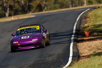 20;7-June-2009;Australia;Mazda-MX‒5;Mazda-MX5;Mazda-Miata;Morgan-Park-Raceway;Peter-Lacey;QLD;Queensland;Regularity;Warwick;auto;motorsport;racing;super-telephoto