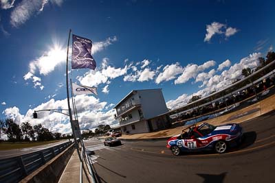 77;7-June-2009;Australia;Group-2F;Mazda-MX‒5;Mazda-MX5;Mazda-Miata;Morgan-Park-Raceway;Paul-McLeod;QLD;Queensland;Warwick;auto;clouds;fisheye;motorsport;pit-lane;racing;sky;sun