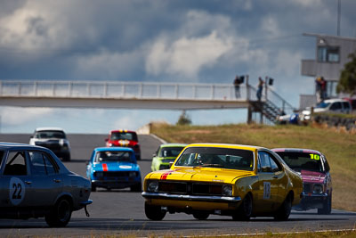 13;7-June-2009;Australia;Group-N;Historic-Touring-Cars;Holden-Monaro-HG;Kevin-Heffernan;Morgan-Park-Raceway;QLD;Queensland;Warwick;auto;classic;clouds;historic;motorsport;racing;sky;super-telephoto;vintage