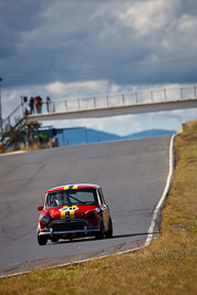 20;7-June-2009;Australia;Greg-Wakefield;Group-N;Historic-Touring-Cars;Morgan-Park-Raceway;Morris-Cooper-S;QLD;Queensland;Warwick;auto;classic;clouds;historic;motorsport;racing;sky;super-telephoto;vintage