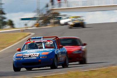 32;7-June-2009;Australia;Mazda-MX‒5;Mazda-MX5;Mazda-Miata;Mike-Calcutt;Morgan-Park-Raceway;QLD;Queensland;Regularity;Warwick;auto;motion-blur;motorsport;racing;super-telephoto