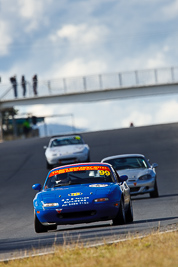 99;7-June-2009;Australia;Group-2A;Group-2B;Kevin-Brown;Mazda-MX‒5;Mazda-MX5;Mazda-Miata;Morgan-Park-Raceway;QLD;Queensland;Warwick;auto;clouds;motorsport;racing;sky;super-telephoto