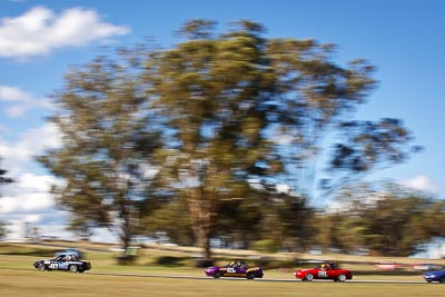 123;20;76;7-June-2009;Australia;Group-2F;Mazda-MX‒5;Mazda-MX5;Mazda-Miata;Morgan-Park-Raceway;QLD;Queensland;Russell-Schloss;Sean-Lacey;Steven-Head;Warwick;auto;motion-blur;motorsport;racing;telephoto