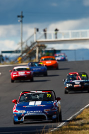 77;7-June-2009;Australia;Group-2F;Mazda-MX‒5;Mazda-MX5;Mazda-Miata;Morgan-Park-Raceway;Paul-McLeod;QLD;Queensland;Warwick;auto;clouds;motorsport;racing;sky;super-telephoto