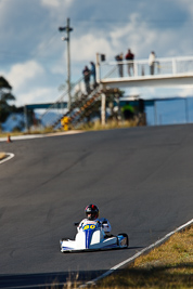 80;7-June-2009;Australia;Hypermax-Rotax;Morgan-Park-Raceway;QLD;Queensland;Richard-Flanagan;Superkarts;Warwick;auto;clouds;motorsport;racing;sky;super-telephoto