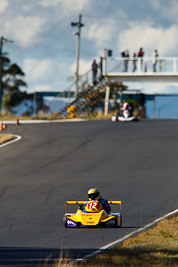 12;7-June-2009;Australia;Morgan-Park-Raceway;Phil-Silcock;QLD;Queensland;Stockman-MR2;Superkarts;Warwick;auto;clouds;motorsport;racing;sky;super-telephoto