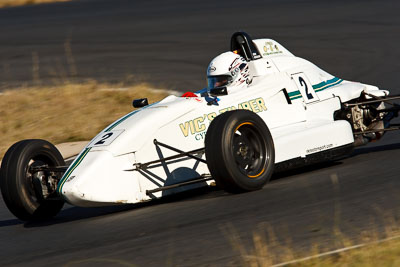 2;7-June-2009;Australia;Ben-Gersekowski;Formula-Ford;Morgan-Park-Raceway;QLD;Queensland;Racing-Cars;Van-Dieman-RF03;Warwick;auto;motorsport;racing;super-telephoto