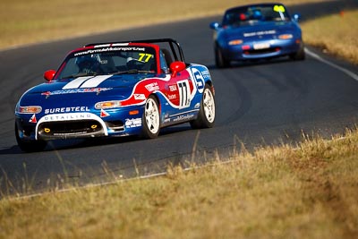 77;7-June-2009;Australia;Group-2F;Mazda-MX‒5;Mazda-MX5;Mazda-Miata;Morgan-Park-Raceway;Paul-McLeod;QLD;Queensland;Warwick;auto;grass;motorsport;racing;super-telephoto