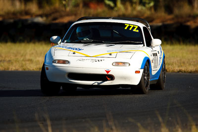 777;7-June-2009;Australia;Group-2F;Mazda-MX‒5;Mazda-MX5;Mazda-Miata;Michael-Hall;Morgan-Park-Raceway;QLD;Queensland;Warwick;auto;motorsport;racing;super-telephoto