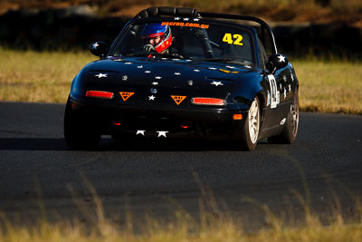 42;7-June-2009;Andrew-Weller;Australia;Group-2F;Mazda-MX‒5;Mazda-MX5;Mazda-Miata;Morgan-Park-Raceway;QLD;Queensland;Warwick;auto;motorsport;racing;super-telephoto