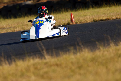 80;7-June-2009;Australia;Hypermax-Rotax;Morgan-Park-Raceway;QLD;Queensland;Richard-Flanagan;Superkarts;Warwick;auto;motorsport;racing;super-telephoto