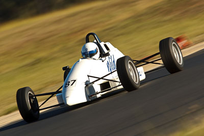 87;7-June-2009;Australia;Formula-Ford;Morgan-Park-Raceway;Mygale-SJ08;QLD;Queensland;Racing-Cars;Sean-Whitfield;Warwick;auto;motion-blur;motorsport;racing;super-telephoto