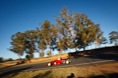 41;7-June-2009;Australia;Christopher-Fry;Elfin-Aero;Morgan-Park-Raceway;QLD;Queensland;Racing-Cars;Warwick;auto;motion-blur;motorsport;racing;sky;trees;wide-angle