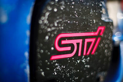 18-July-2009;50mm;Australia;Jimna;QLD;QRC;Queensland;Queensland-Rally-Championship;STi;Subaru;Sunshine-Coast;Topshot;atmosphere;auto;brand;close‒up;detail;dirty;logo;motorsport;racing;service-centre;service-park