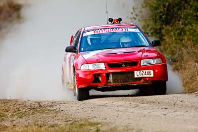 0;18-July-2009;Australia;Evo-6;Jimna;Margot-Knowles;Mitsubishi-Lancer;Mitsubishi-Lancer-Evolution-VI;QLD;QRC;Queensland;Queensland-Rally-Championship;Simon-Knowles;Sunshine-Coast;auto;dirt;dusty;gravel;motorsport;racing;safety-car;special-stage;super-telephoto