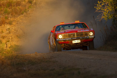 15;18-July-2009;Australia;Brad-Wedlock;Ford-Falcon-Tudor;Jimna;QLD;QRC;Queensland;Queensland-Rally-Championship;Sunshine-Coast;Viv-Gees;afternoon;auto;dirt;dusty;gravel;motorsport;racing;special-stage;super-telephoto