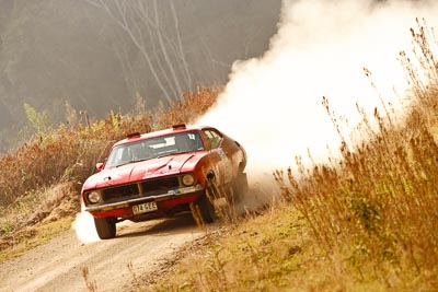 15;19-July-2009;Australia;Brad-Wedlock;Ford-Falcon-Tudor;Jimna;QLD;QRC;Queensland;Queensland-Rally-Championship;Sunshine-Coast;Viv-Gees;auto;dirt;dusty;gravel;motorsport;racing;special-stage;super-telephoto