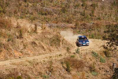 9;19-July-2009;Australia;Craig-Morrison;Jimna;Matthew-Linning;QLD;QRC;Queensland;Queensland-Rally-Championship;Subaru-Impreza-WRX;Sunshine-Coast;auto;motorsport;racing;special-stage;super-telephoto