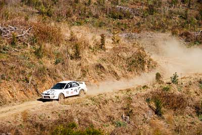 10;19-July-2009;Australia;Jimna;Lynnford-Stephenson;Mark-Neary;QLD;QRC;Queensland;Queensland-Rally-Championship;Subaru-Impreza-WRX;Sunshine-Coast;auto;motorsport;racing;special-stage;super-telephoto