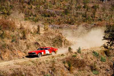 15;19-July-2009;Australia;Brad-Wedlock;Ford-Falcon-Tudor;Jimna;QLD;QRC;Queensland;Queensland-Rally-Championship;Sunshine-Coast;Viv-Gees;auto;motorsport;racing;special-stage;super-telephoto