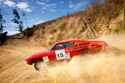 15;19-July-2009;Australia;Brad-Wedlock;Ford-Falcon-Tudor;Jimna;QLD;QRC;Queensland;Queensland-Rally-Championship;Sunshine-Coast;Viv-Gees;auto;motion-blur;motorsport;racing;sky;special-stage;wide-angle