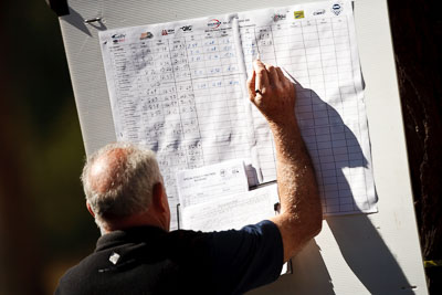 19-July-2009;Australia;Jimna;QLD;QRC;Queensland;Queensland-Rally-Championship;Sunshine-Coast;Topshot;atmosphere;auto;motorsport;noticeboard;official;racing;results;service-centre;service-park;super-telephoto;timing