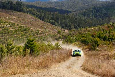 3;19-July-2009;Australia;Jimna;Matthew-Bailey;Mike-Bailey;Mitsubishi-Lancer-Evolution-IV;QLD;QRC;Queensland;Queensland-Rally-Championship;Sunshine-Coast;auto;motorsport;racing;scenery;special-stage;telephoto