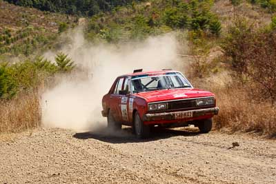 16;19-July-2009;Andrew-Rask;Australia;Donna-Rask;Jimna;Nissan-Stanza;QLD;QRC;Queensland;Queensland-Rally-Championship;Sunshine-Coast;auto;motorsport;racing;special-stage;telephoto