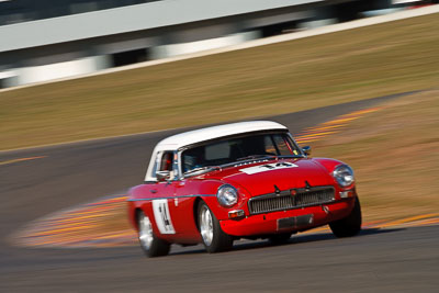 14;1965-MGB-Roadster;24-July-2009;Australia;FOSC;Festival-of-Sporting-Cars;MG279;NSW;Narellan;New-South-Wales;Oran-Park-Raceway;Regularity;Rex-Williamson;auto;motion-blur;motorsport;racing;super-telephoto