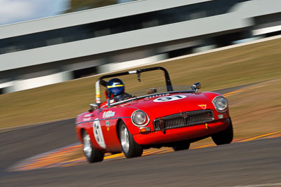 91;1970-MGB-Roadster;24-July-2009;Australia;FOSC;Festival-of-Sporting-Cars;Group-S;NSW;Narellan;New-South-Wales;Oran-Park-Raceway;Steve-Dunne‒Contant;auto;classic;historic;motion-blur;motorsport;racing;super-telephoto;vintage