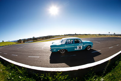 76;1964-Holden-EH;24-July-2009;Australia;FOSC;Festival-of-Sporting-Cars;Group-N;Historic-Touring-Cars;NSW;Narellan;New-South-Wales;Oran-Park-Raceway;Roy-Wilkinson;auto;classic;fisheye;historic;motorsport;racing;vintage