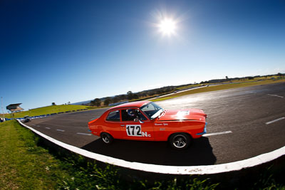 172;1972-Holden-Torana-GTR-XU‒1;24-July-2009;Australia;FOSC;Festival-of-Sporting-Cars;Group-N;Historic-Touring-Cars;NSW;Narellan;New-South-Wales;Oran-Park-Raceway;Warren-Gay;auto;classic;fisheye;historic;motorsport;racing;vintage